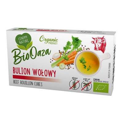 BIO OAZA Kostka rosołowa wołowa BIO 66g