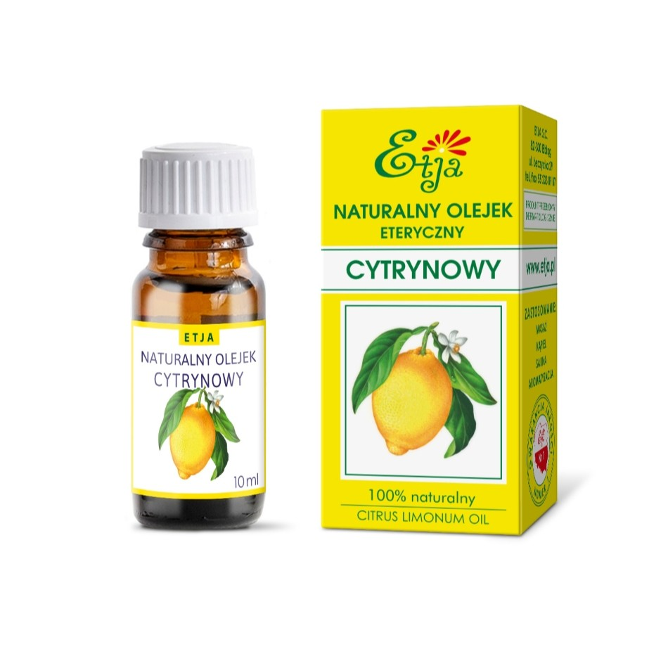 ETJA Olejek eteryczny naturalny - Cytrynowy 10ml