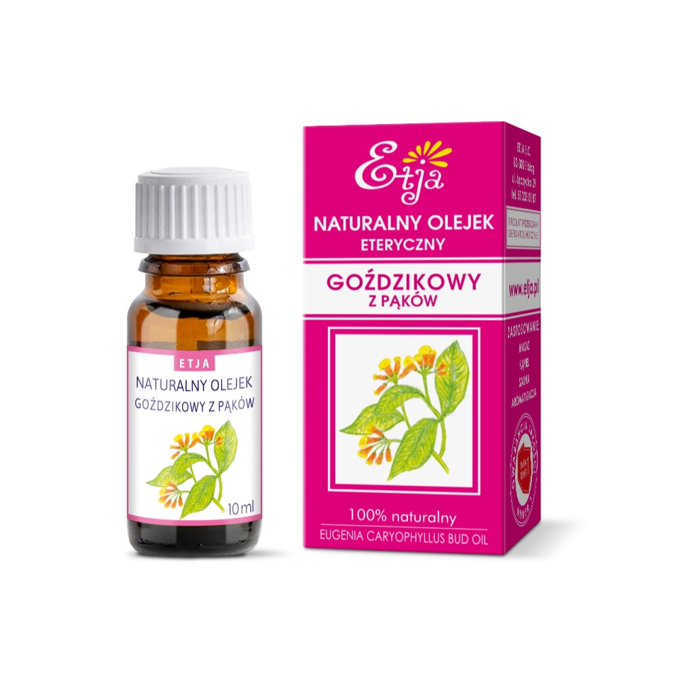 ETJA Olejek eteryczny naturalny - Goździkowy 10ml