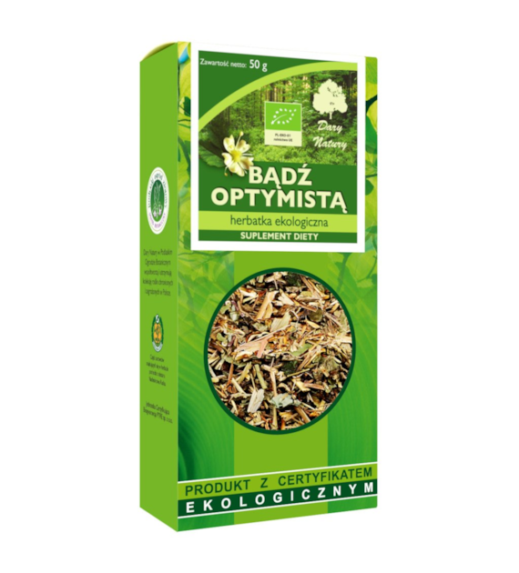 Herbatka Bądź optymistą BIO 50g DARY NATURY