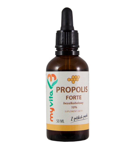 MyVita Propolis Forte bezalkoholowy 10% krople 50ml