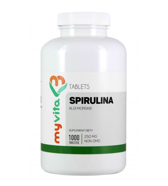 MyVita Spirulina tabletki 250mg, 1000tab.