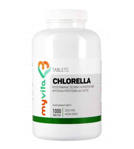 MyVita Chlorella tabletki 250mg, 1000 szt.