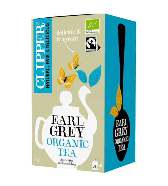 CLIPPER Herbata Czarna Earl Grey FAIR TRADE BIO 20*2g