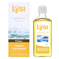 LYSI Tran islandzki o smaku cytrynowym 240ml