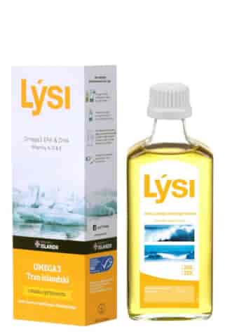 LYSI Tran islandzki o smaku cytrynowym 240ml