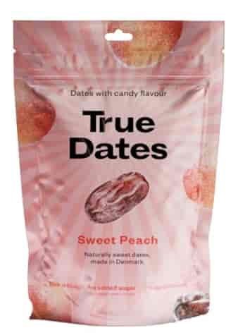 TRUE DATES Sweet Peach 100g - daktyle o smaku słodkiej brzoskwini