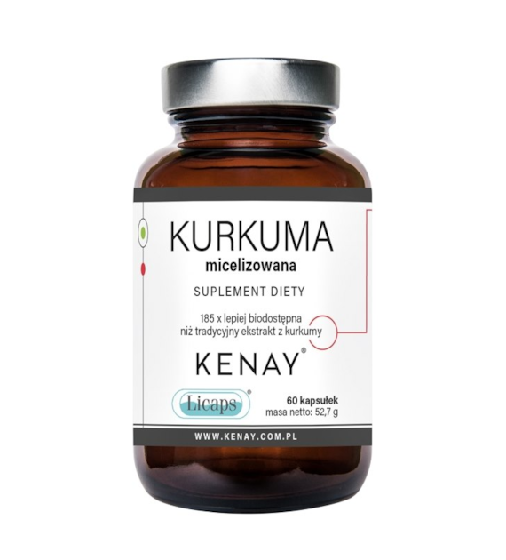 KENAY Kurkuma micelizowana 60kaps. Licaps