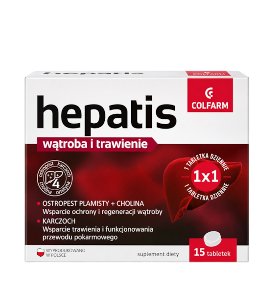 COLFARM Hepatis wątroba i trawienie 15 tabl.