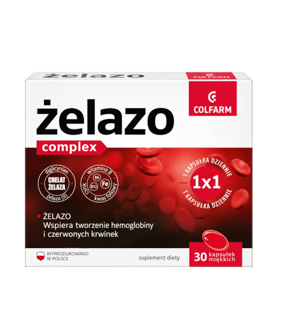 COLFARM Żelazo complex 30 kaps.