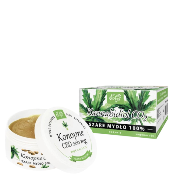ETJA Mydło naturalne potasowe Konopne CBD 200mg 80g