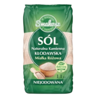SMAKOSZ Sól kłodawska miałka naturalna kamienna niejodowana 1,1kg