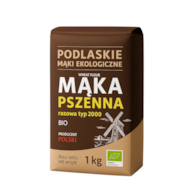 Mąka pszenna razowa typ 2000 BIO 1kg BIOLIFE - PODLASKIE EKOLOGICZNE