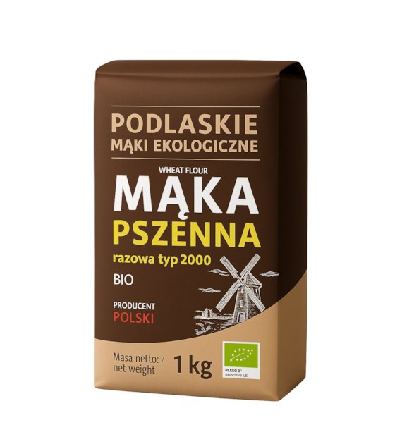 Mąka pszenna razowa typ 2000 BIO 1kg BIOLIFE - PODLASKIE EKOLOGICZNE