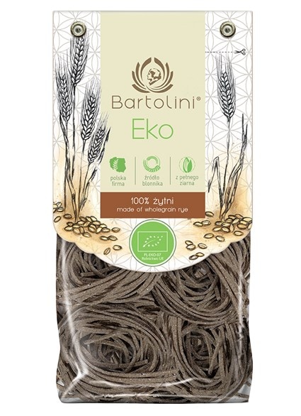 BARTOLINI Makaron żytni gniazda (tagliatelle) BIO 250g