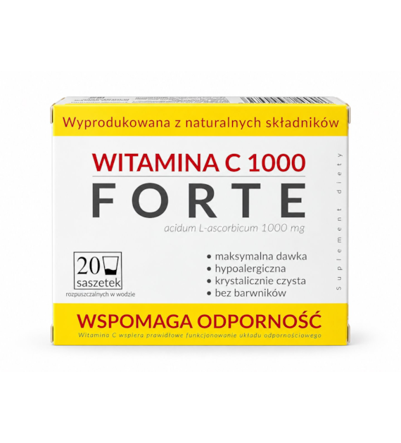 Witamina C 1000mg Forte 20 saszetek UNIPHAR