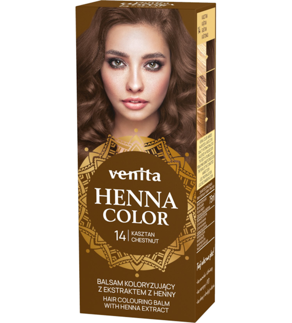 VENITA henna tuba nr 14 kasztan 75ml - balsam koloryzujący