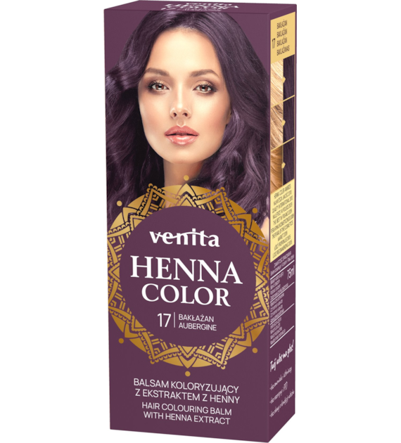 VENITA henna tuba nr 17 bakłażan 75ml - balsam koloryzujący