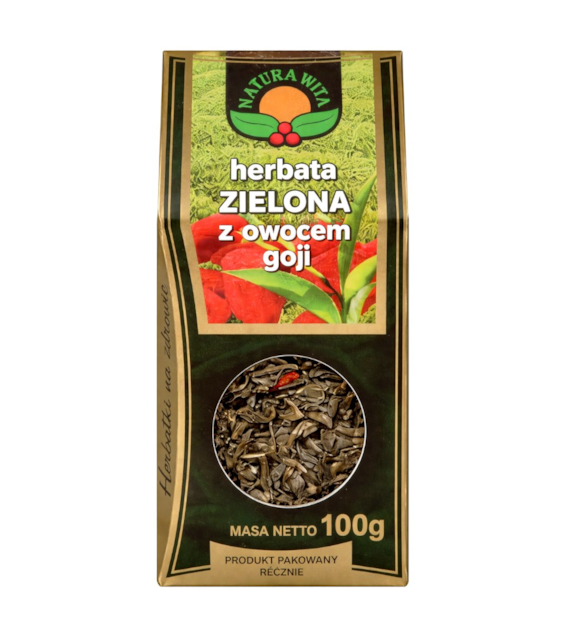 NATURA-WITA Herbata zielona z owocami goji 100g