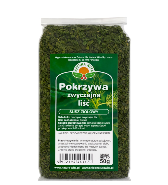 NATURA-WITA Pokrzywa premium susz ziołowy 50g