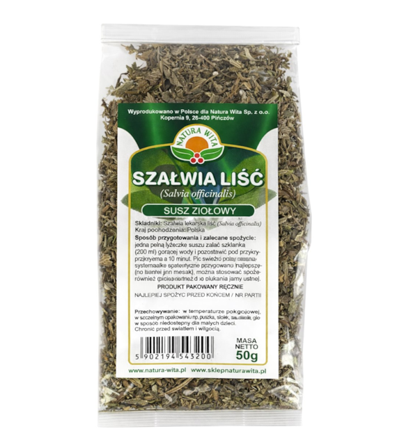 NATURA-WITA Szałwia liść 50g