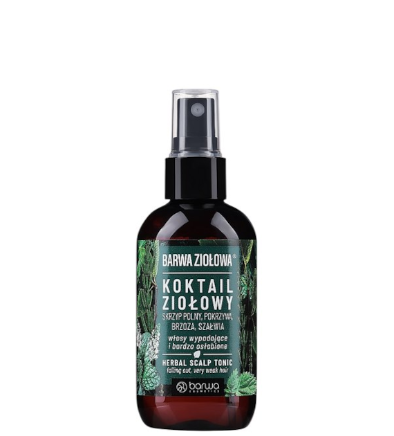 Koktajl ziołowy wcierka włosy wypadające i bardzo osłabione 95ml BARWA ZIOŁOWA