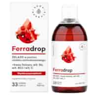 AURA HERBALS FerraDrop w płynie 500ml - żelazo + kwas foliowy