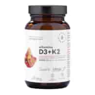 AURA HERBALS Witamina D3 + K2 90 kaps. (4000IU + 100mcg)