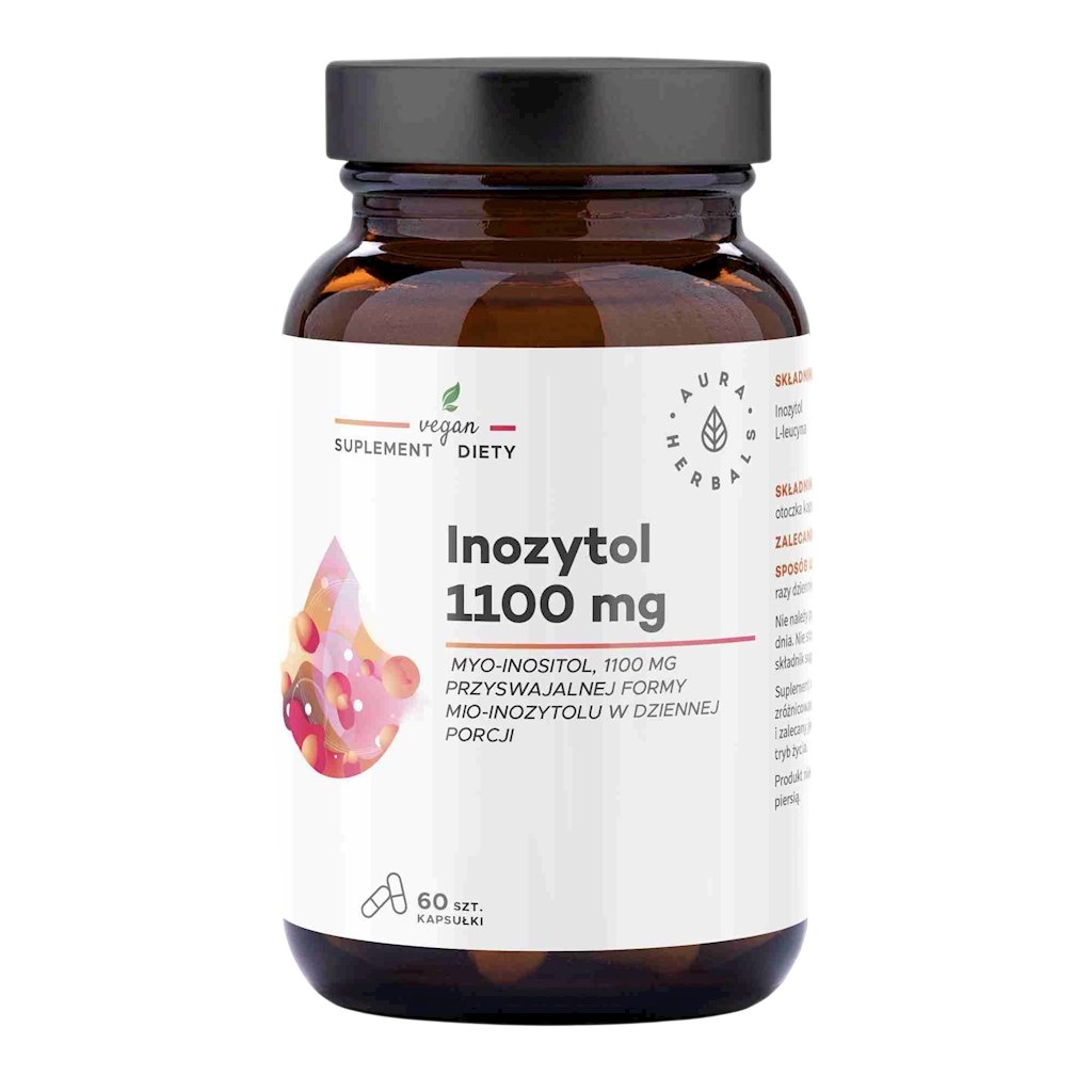 AURA HERBALS Inozytol 1100mg 60 kaps.