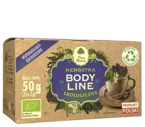 Herbatka Body line - odchudzanie fix BIO 25*2g DARY NATURY