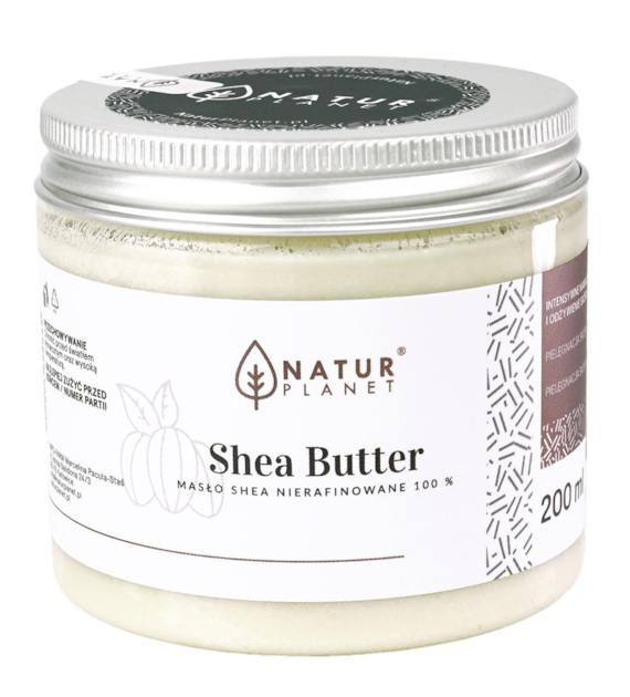 Masło Shea nierafinowane 200ml NATUR PLANET