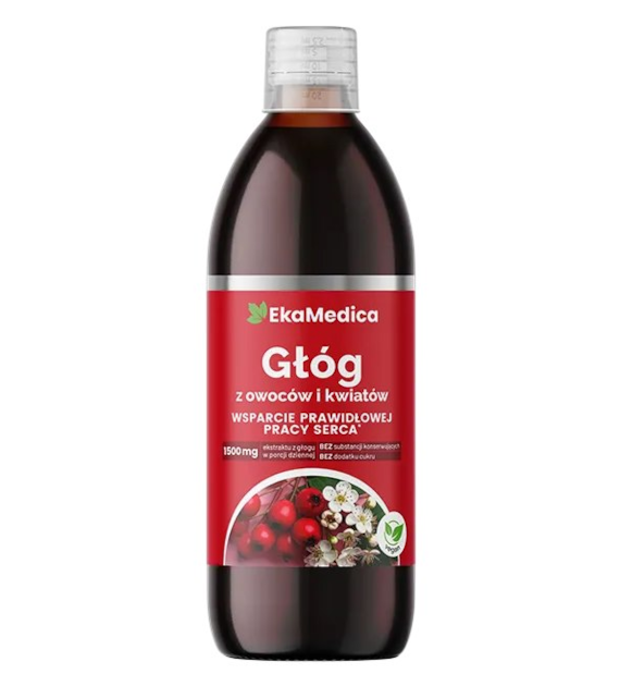 EkaMedica Głóg z owoców i kwiatów 0,5l