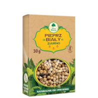 Pieprz biały ziarnisty 30g DARY NATURY