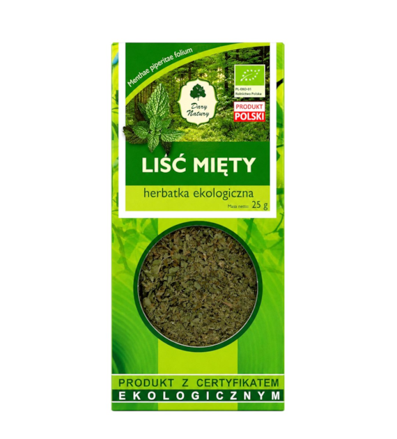 Mięta liść BIO 25g DARY NATURY