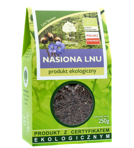 Len nasiona BIO 250g DARY NATURY