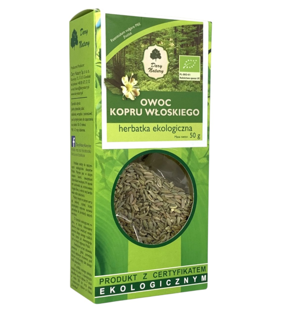 Koper włoski owoc BIO 50g DARY NATURY