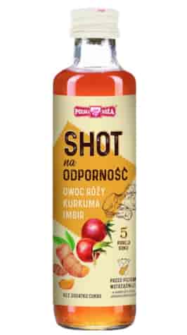 Shot na odporność kurkuma + imbir 250ml POLSKA RÓŻA
