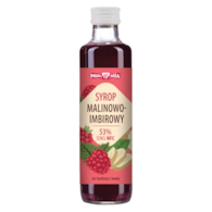 Syrop malinowo - imbirowy 53% soku 250ml POLSKA RÓŻA