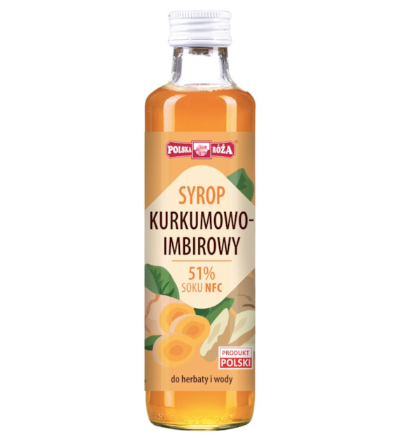 Syrop kurkumowo-imbirowy 250ml POLSKA RÓŻA