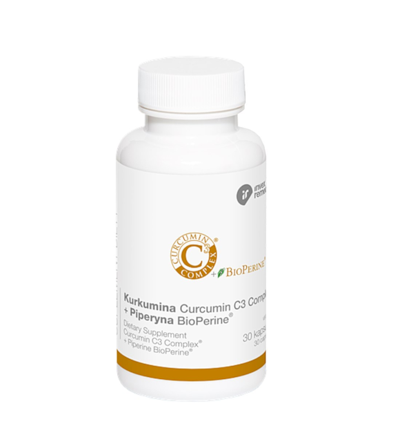 Kurkumina + piperyna 30 kaps. INVEX REMEDIES