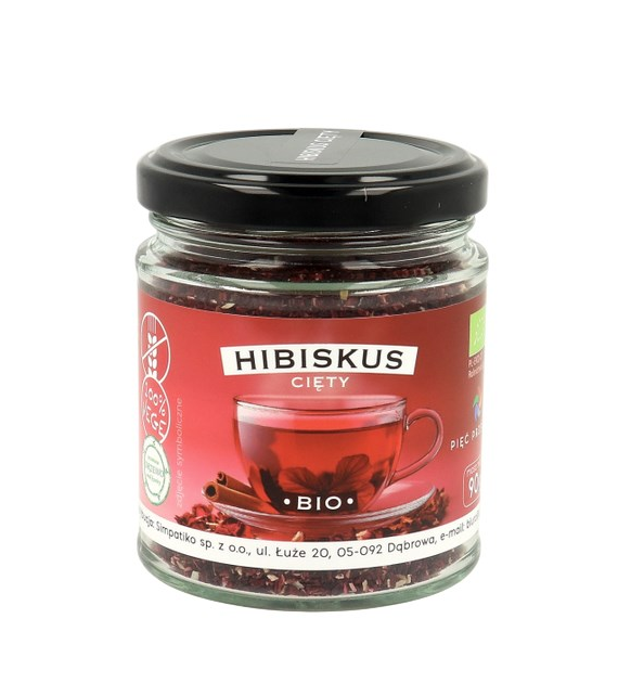 PIĘĆ PRZEMIAN Hibiskus cięty bezglutenowy BIO 90g