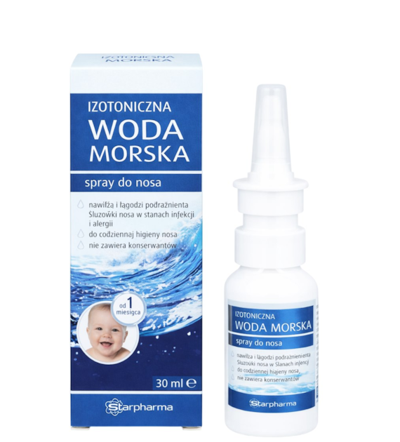 Izotoniczna woda morska spray do nosa 30ml STARPHARMA