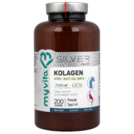SILVER Kolagen Arthro + Beauty proszek typ  I + II 200g MyVita