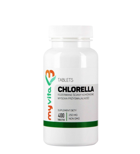 MyVita Chlorella tabletki 250mg, 400 szt.