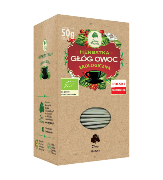 Głóg owoc fix BIO 25*2g DARY NATURY