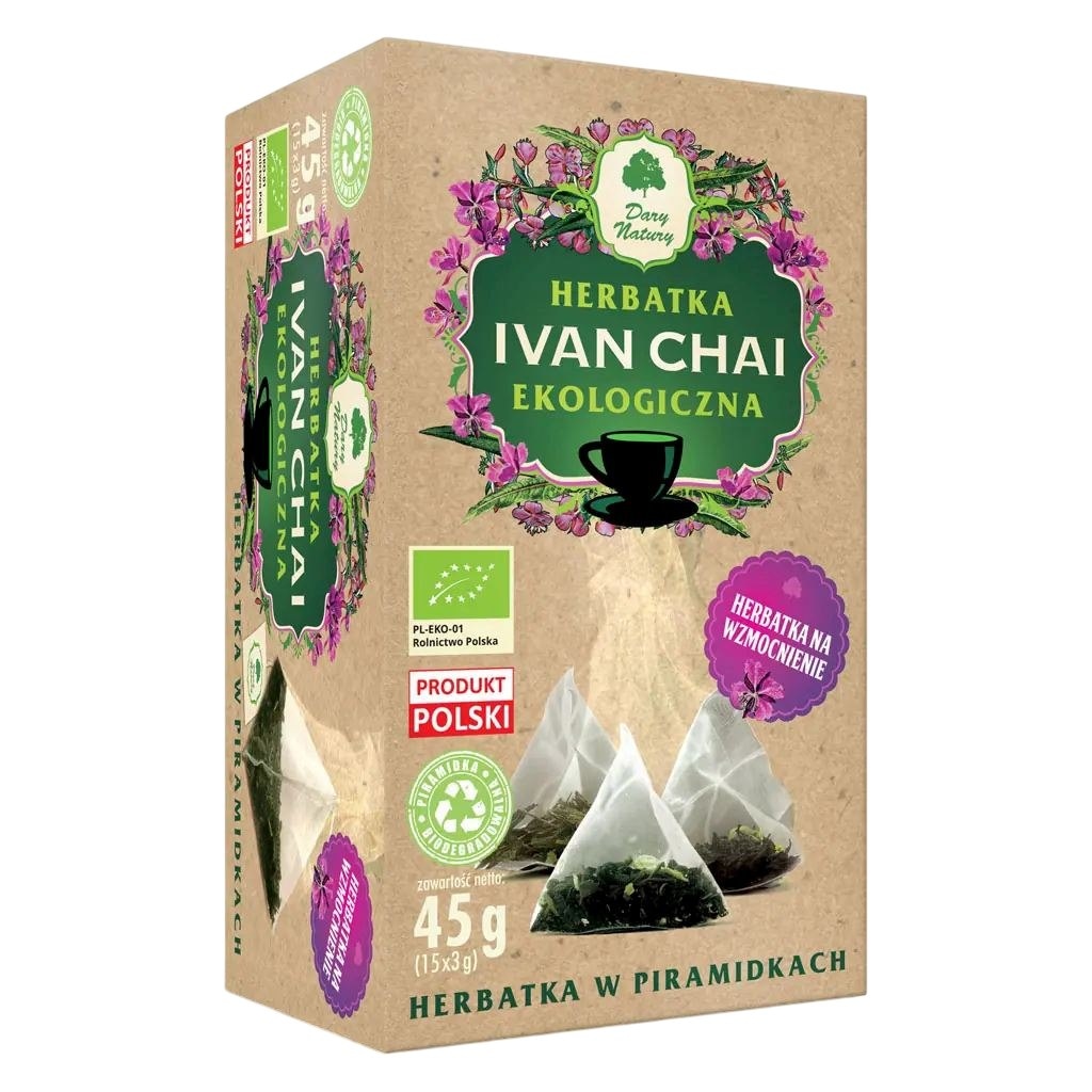 Herbatka Ivan Chai BIO piramidki 15*3g DARY NATURY