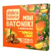 DOBRA KALORIA Mini batoniki o smaku mango lassi z nerkowców (6x17g) KUBARA