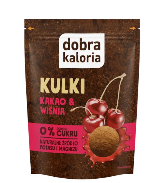 DOBRA KALORIA Kulki Kakao i Wiśnia 58g KUBARA
