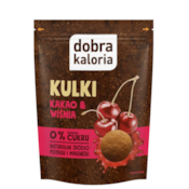 DOBRA KALORIA Kulki Kakao & Wiśnia 58g KUBARA