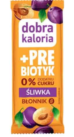 DOBRA KALORIA Baton +PREBIOTYK śliwka 35g KUBARA